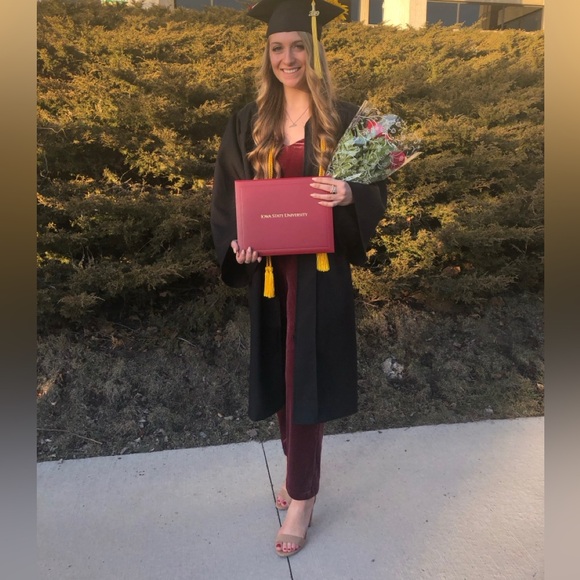 Express maroon velvet jumpsuit - Picture 5 of 5